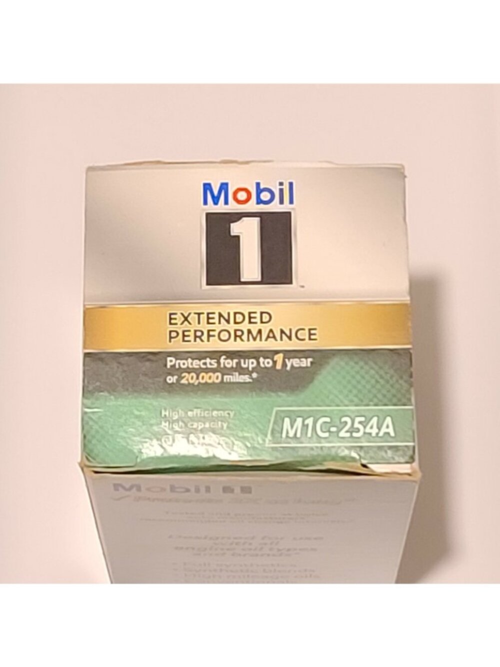 2 Pk Mobil 1 Extended Performance Oil Filter M1C-254A High Efficiency + Capacity - Picture 5 of 9